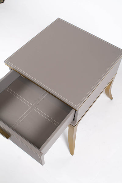 Lilac Drawer Square Table