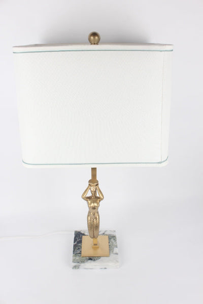 Bronze Siren Table Lamp