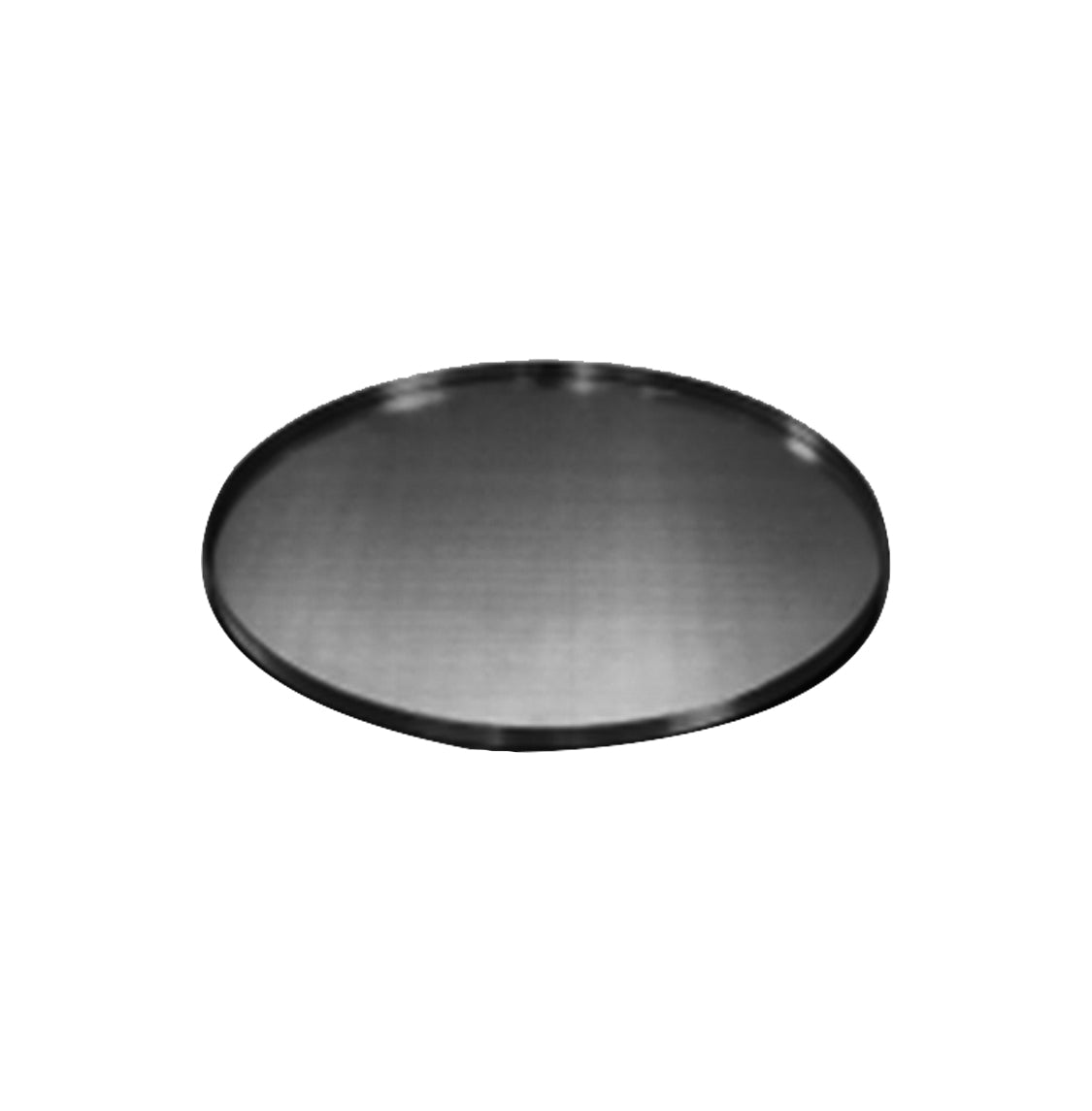 Round Silver Metal Tray -L