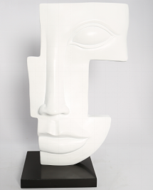 Cut-Out White Face