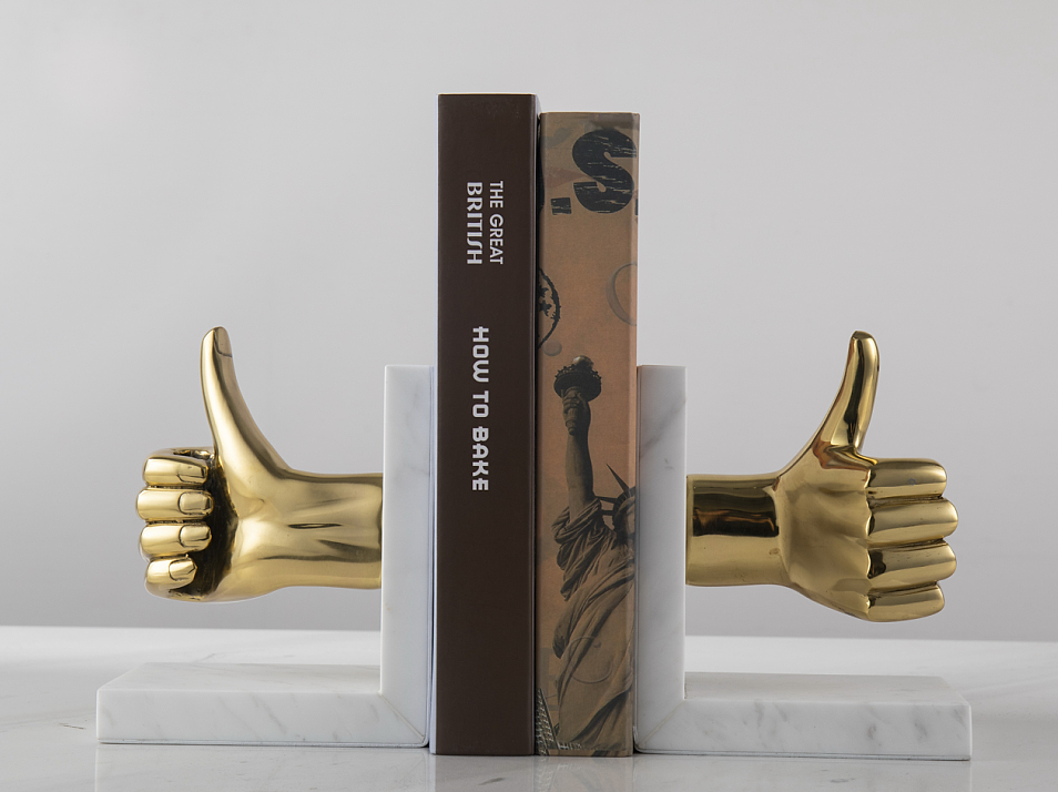 Golden Thumb BookEnd