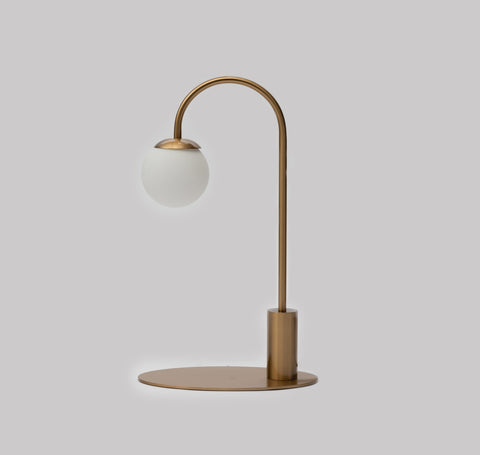 Golden Stainless Steel Table Lamp