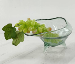 Organic Shape Glass Bowl