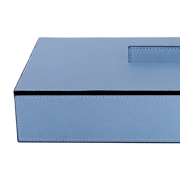 Small Blue Leather Box