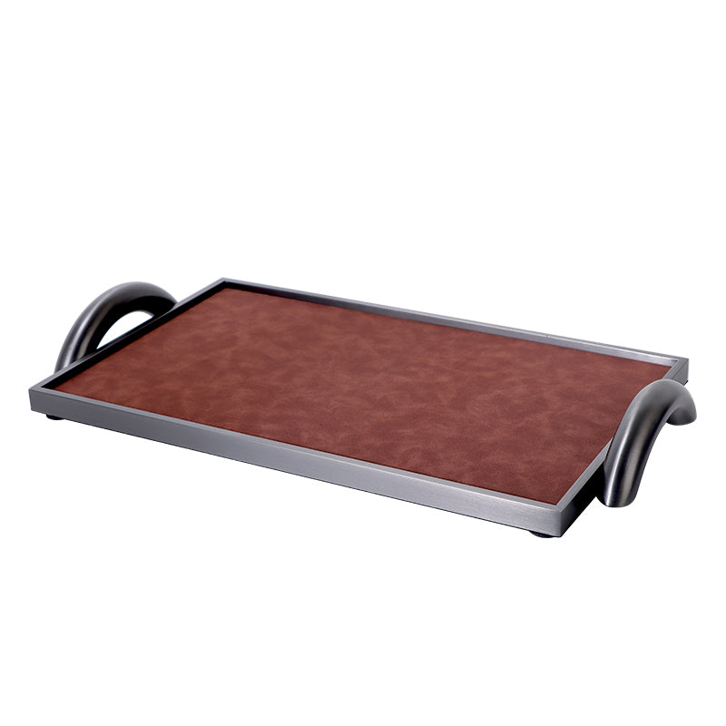 Distressed Leather Tray 