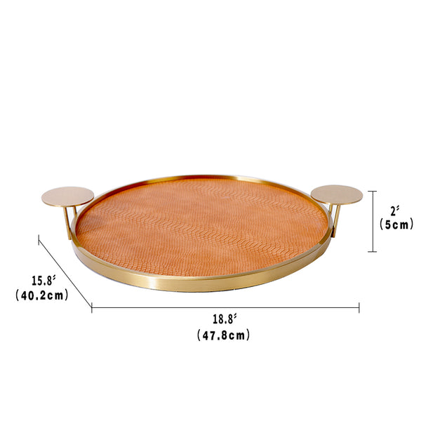 Large Round Serving Tray