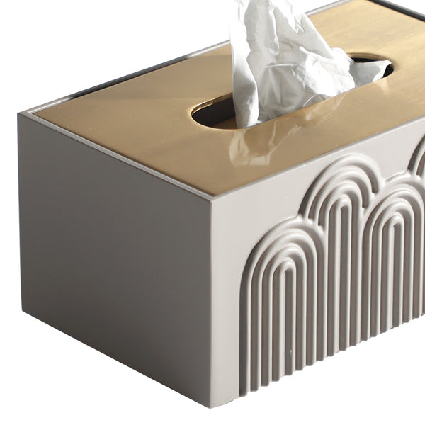 Gray Tissue Box