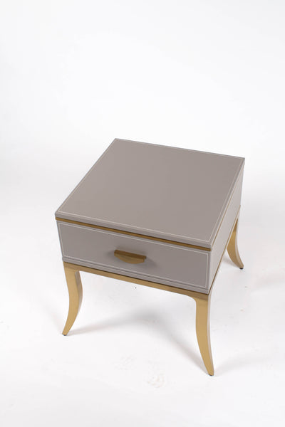 Lilac Drawer Square Table