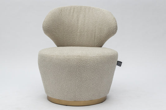 Rotatable White Chair