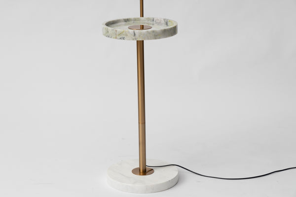Lamp With A Marble Table